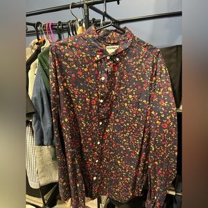 Express floral shirt